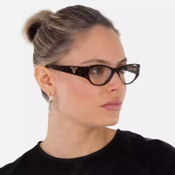 NEW Prada Demo Cat Eye Ladies Eyeglasses - Picture 1 of 5